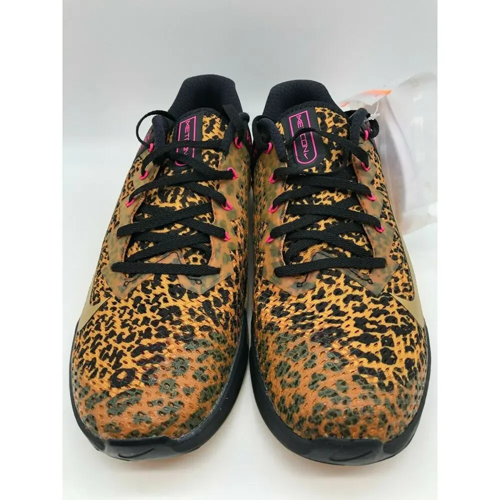 Nike Women's Metcon 6 Cheetah Pink Training Weightlifting AT3160 096 Size 12